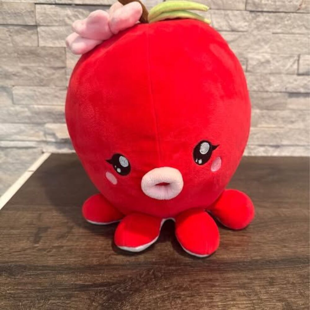 Fruitimals Cherry Octopus Plush – 9" Rare Kickstarter Exclusive